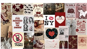 Downtown Girl Poster Set / Music Poster / Dark Coquette / Grunge Poster / Downtown Girl / Gracie Abrams / Downtown Girl / Music Decor / - Etsy