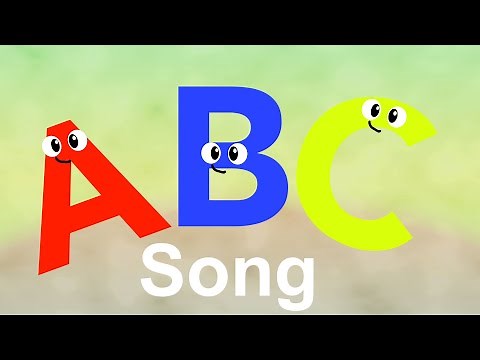 The New English Alphabet Song Nursery Rhyme!