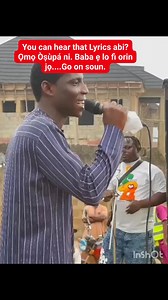 1.2K reactions · 48 shares | You can hear that Lyrics abi? Ọmọ Òṣùpá ni. Baba ẹ lo fi orin jọ....Go on soun..... #akinsolohunni #highlightseveryonefollowers2025 #followers #highlights | Akins Olohun Ni | Facebook