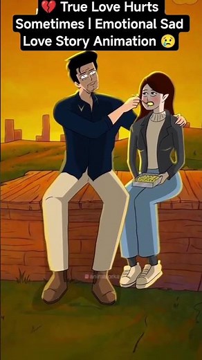💔 True Love Hurts Sometimes | Emotional Sad Love Story Animation 😢#SadLoveStory #EmotionalStory