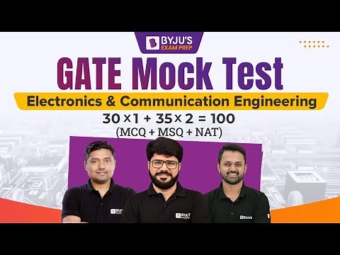 GATE 2024 ECE Mock Test | Mock Test for GATE Electronics and Communication | BYJU'S GATE