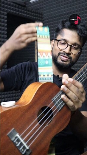 Ukulele Strap How To Attach | Ukulele For Beginners | How To Put Belt On Ukulele #shorts #ukulele