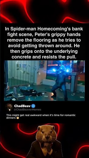 In Spider-Man: Homecoming (2017), Bank Fight Scene Shows Peter Parker’s Epic Wall Grip Strength