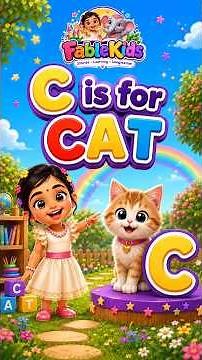 Letter C for Kids | ABC Phonics – C is for Cat | FableKids