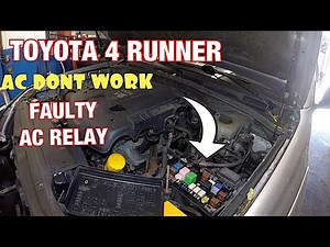 AC Dont Work 2004 4Runner AC Fuse and Relay