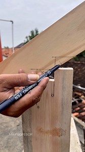 This is the actual function of the elbow ruler, for carpenters.#wood #woodworking #trick #useful #idea | Mr. Profesor