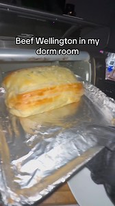 65K views · 3.1K reactions | Beef Wellington in my dorm room  #foodlover #foodie #foodies #beefwellington #cooking #asmr | Lazypotnoodle | Facebook