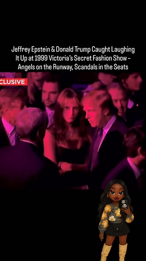 Today in 1999: Jeffrey Epstein spotted at the Victoria’s Secret fashion show… hanging with Donald Trump & Melania, laughing & chatting like old pals before the models hit the runway. Newly released video footage is wild. Best friends at the lingerie show? #explore #explorepage #viral #fyp #news | xx, ∧réya candí ♡