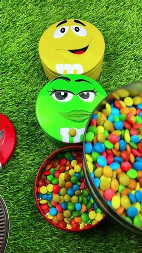 Satisfying video Asmr lollipops candy and chocolate Colorful Skittles & M&M’s, OREO