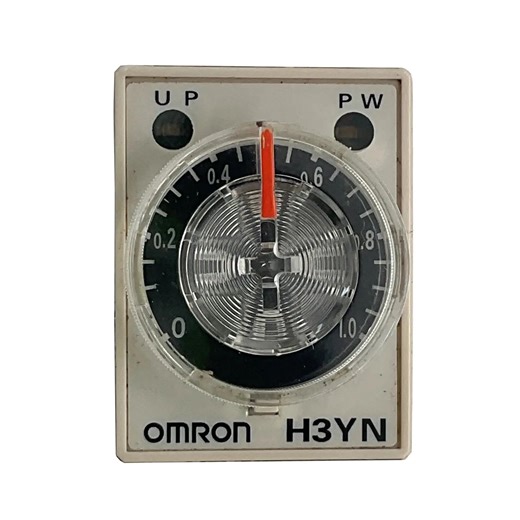 Omron Timer Relay Panel Mount 200-230VAC 2-Contact DIN Rail H3YN-21