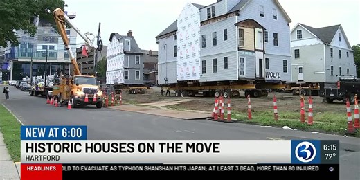 Historic homes on the move in Hartford