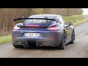 Porsche 718 Cayman GT4 RS - Acceleration Sounds !