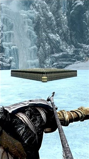 Final Skyrim Domino Trail!? #skyrim #dominoeffect #win