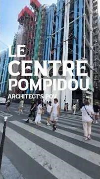 Why the Centre Pompidou Shocked Paris (1) 🇫🇷 | Inside Renzo Piano & Richard Rogers’ Radical Design