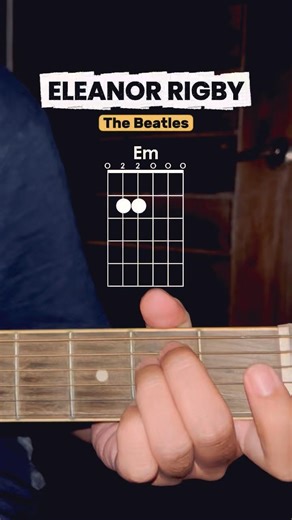 Eleanor Rigby Guitar Tutorial - The Beatles - Easy Chords on Acoustic