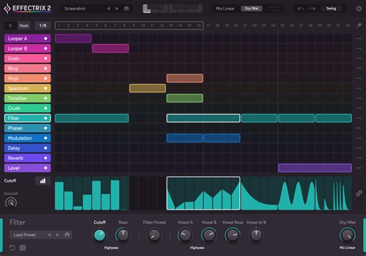 Sugar Bytes Intros Effectrix2 For Mac & Windows