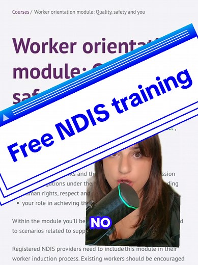 Compulsory Free NDIS Worker Training for Disability Support