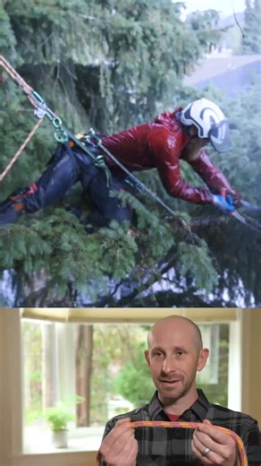 Working outside year-round means your ropes will get wet… but now they don’t have to stay that way. 💦🪢 Samson Rope Technologies SamsonDry climbing lines have a hydrophobic coating that cuts water uptake by 95%, keeping your rope lighter, safer, and way less swampy in bad weather. Shop the line-up at treestuff.com | TreeStuff.com