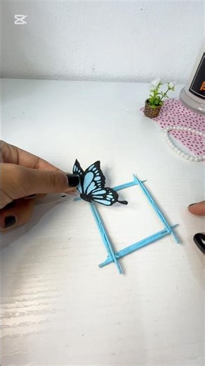 Make a Cute Mini Frame with me | Home Decor Ideas #shorts #reels #diy #art #fyp #shortvideo #craft