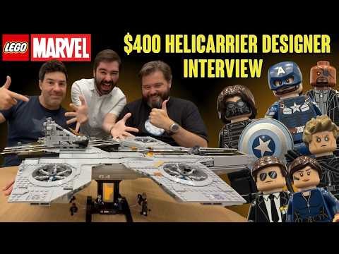 LEGO MARVEL $400 UCS S.H.I.E.L.D. Helicarrier Set 76354 - DESIGNER INTERVIEW (Full Breakdown + More)