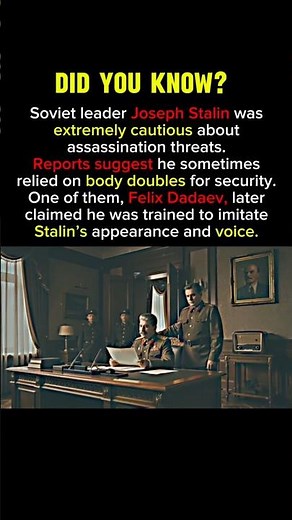 The Secret Body Doubles of Joseph Stalin