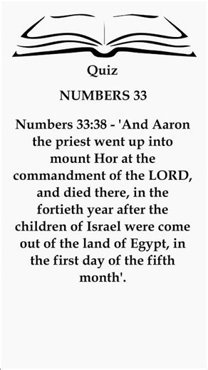 Aaron's Final Ascent: The Biblical End of an Era on Mount Hor 🌄