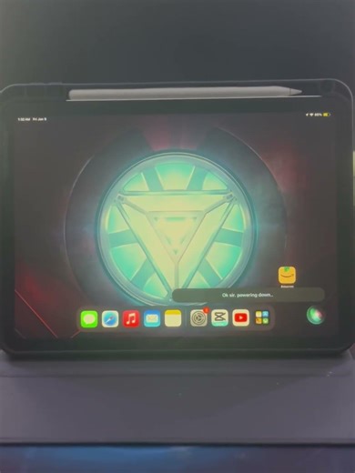 Jarvis shortcut power down that I made!🤩 #jarvis #ironman #shortcut