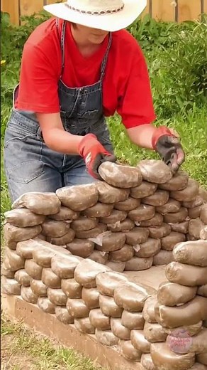 DIY Cozy Cement Dog House! 🐾❤️ #DogHouse #DIY #PetLovers #yard #craft