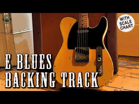 E Blues Backing Track | 93 bpm