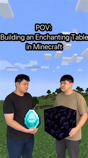 Hao0321_Studio on Instagram: "POV: Building an Enchanting Table in Minecraft"