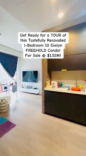 Get Ready for a TOUR of this Tastefully Renovated 1-Bedroom 10 Evelyn FREEHOLD Condo!