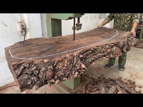 Let's See This Ugly Piece of Wood Was Forgotten… Until That Carpenter Created a Unique Masterpiece!