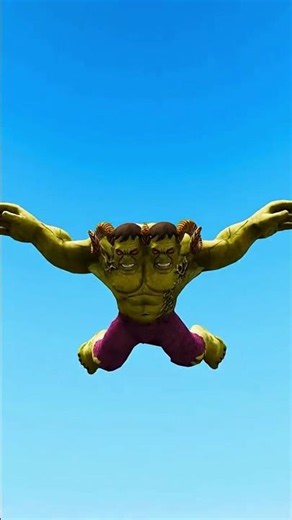 SPIDER-MAN SAVES HULK FROM DEADLY BLUE MONSTER 😱🕷️💚 #shorts