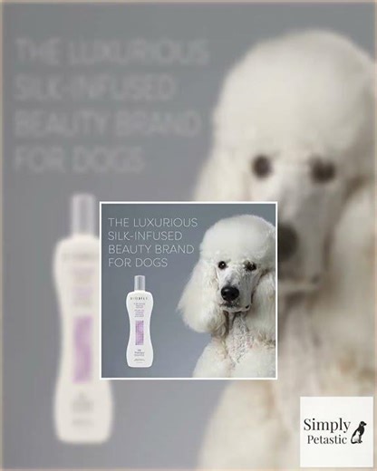 BioSilk Silk Therapy Whitening Dog Shampoo for Dogs - Pet Safe Grooming and Brightening Shampoo f...