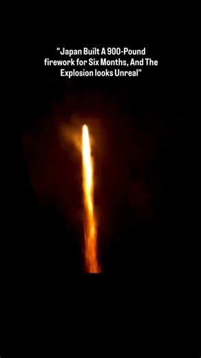 Knowledge matrix on Instagram: "This is one of the rarest and most technically demanding fireworks ever built in human history. Japan's legendary yonshakudama is a 900 pound aerial shell that takes six months to create, and only a handful are produced each year. Each one is built by hand using centuries old techniques. Artisans layer paper, black powder, and hundreds of individually crafted stars with absolute precision, because even a tiny imbalance can cause the shell to fail during launch. Wh