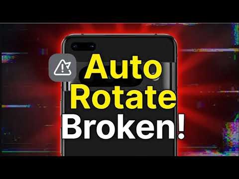Auto Rotate Not Working After Update Pixel 8