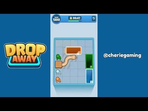 Drop Away Level 1350 Solution Walkthrough