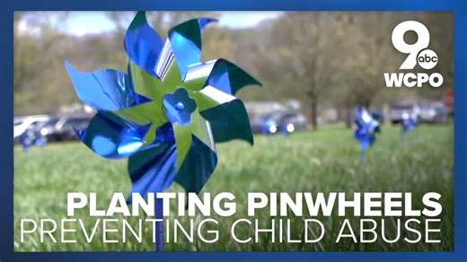 Blue pinwheels planted in Clermont County represent over 1,000 cases of child abuse last year