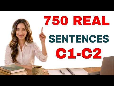 750 Advanced English Sentences for Fluent Daily Conversation | C1-C2 Speaking Practice