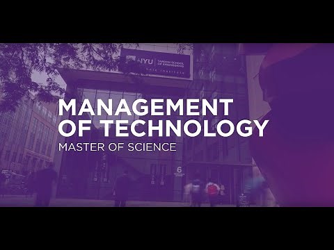 NYU Tandon School of Engineering - Management of Technology