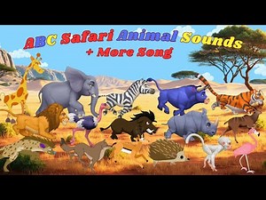 ABC Safari Animal Sounds 20TH6 | ABC Zoo Animals + More Song | Kids TV