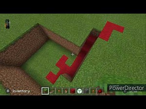 Flush, horizontal, 4x4 piston door tutorial for Bedrock Edition