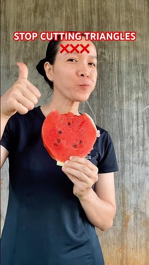 ASMR Watermelon Hack 🍉 How to cut a watermelon properly