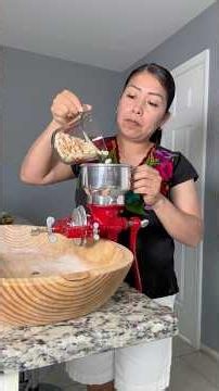 How to season and assemble a hand mill #handmill #kitchentips #cooking