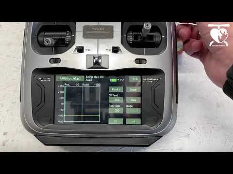 Futaba T16IZ Einstellungen für CGY760