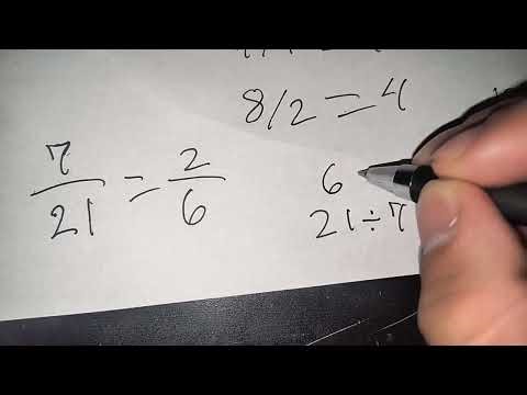 How to find equivalent fractions using division. (4th grade math)