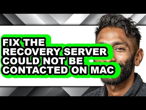 How to Fix the Recovery Server Could Not Be Contacted on Mac (easy Method)