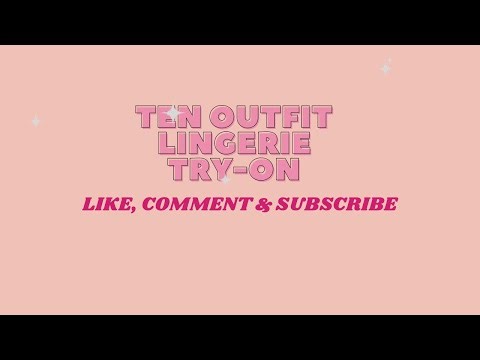 Confidence x10 💋✨ | Lingerie Try-On Haul You Can’t Miss