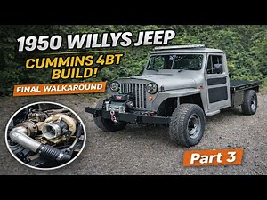 Finished! 1950 Willys Truck Cummins 4BT Swap | Custom Chassis Build – Full Walk Around (Part 3)
