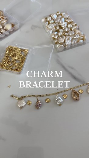 Beachy Charm Bracelet Trends: DIY Jewelry with Pearls & Shells